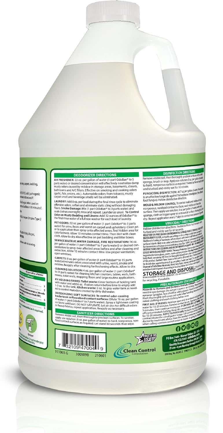 OdoBan vs. Zep vs. Blueland: When Disinfection Claims Actually Matter and When They Don't
